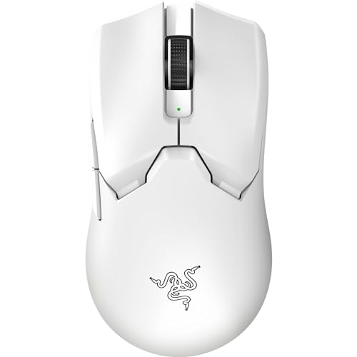 Razer Viper V2 Pro HyperSpeed Wireless Gaming Mouse: 59g Ultra-Lightweight - Optical Switches Gen-3-30K Optical Sensor - On-Mouse DPI Controls - 90hr Battery - USB Type C Cable Included - White