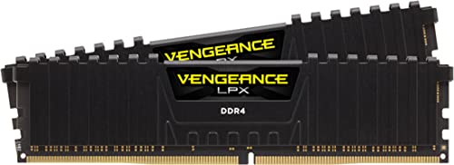 Corsair VENGEANCE LPX DDR4 64GB (2x32GB) 3200MHz CL16 Intel XMP 2.0 Computer Memory - Black (CMK64GX4M2E3200C16)