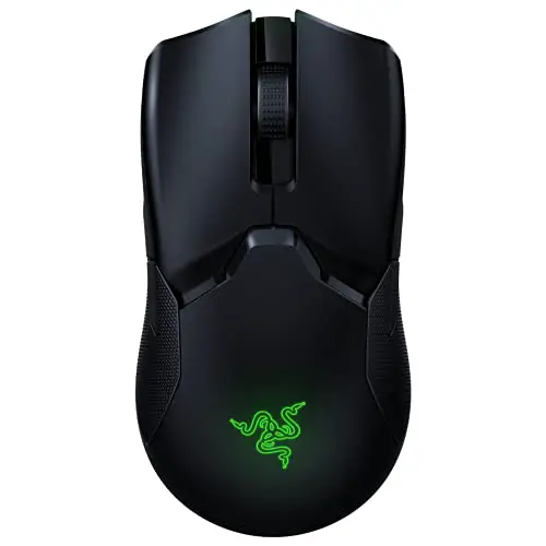 Razer Viper Ultimate Lightweight Wireless Gaming Mouse: Fastest Gaming Switches - 20K DPI Optical Sensor - Chroma Lighting - 8 Programmable Buttons - 70 Hr Battery - Classic Black