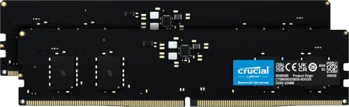 Crucial RAM 16GB Kit (2x8GB) DDR5 4800MT/s CL40 Desktop Memory CT2K8G48C40U5