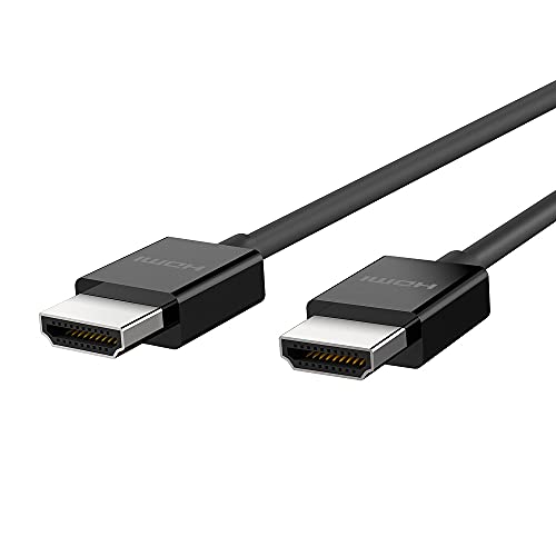 Belkin Ultra HD HDMI 2.1 Cable 6.6FT/2M, 4K High Speed , 48Gbps HDMI 2.1 Cord - Dolby Vision HDR & 8K@60Hz Capable, Compatible w/ Playstation, PS4, PS5, Xbox Series X, RokuTV & More