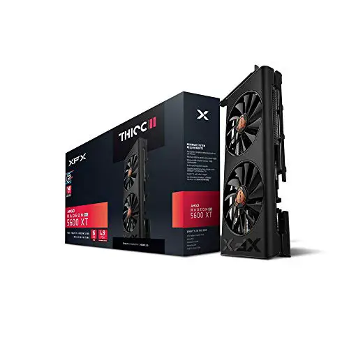 XFX RX 5600 XT THICC II PRO -14GBPS 6GB GDDR6 BOOST UP TO 1620MHz 3xDP HDMI Graphics Card RX-56XT6DF46