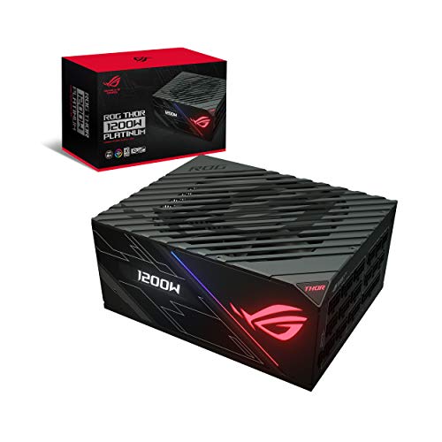 ASUS Rog Thor 1200 Certified 1200W Fully-Modular RGB Power Supply with LiveDash Oled Panel