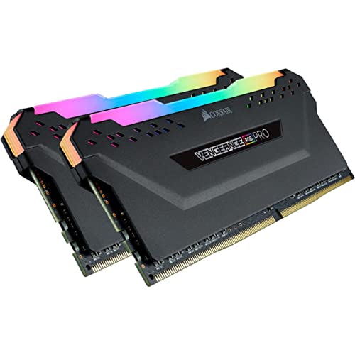 CORSAIR VENGEANCE RGB PRO 16GB (2x8GB) DDR4 4000MHz C19 LED Desktop Memory - Black