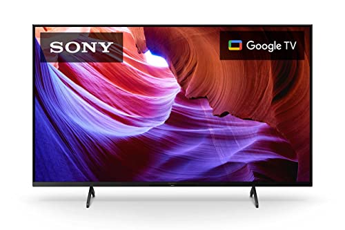 Sony 43 Inch 4K Ultra HD TV X85K Series: LED Smart Google TV(Bluetooth, Wi-Fi, USB, Ethernet, HDMI) with Dolby Vision HDR and Native 120HZ Refresh Rate KD43X85K- 2022 Model, Black