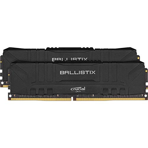 Crucial Ballistix 3600 MHz DDR4 DRAM Desktop Gaming Memory Kit 16GB (8GBx2) CL16 BL2K8G36C16U4B (Black)