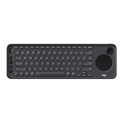 Logitech K600 TV - TV Keyboard with Integrated Touchpad and D-Pad Compatible with Smart TV - Graphite Black
