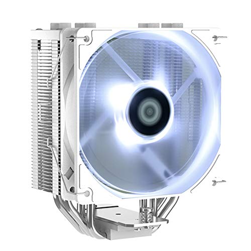 ID-COOLING SE-224-XT White CPU Cooler 4 Heatpipes CPU Air Cooler 120mm PWM Fan CPU Fan for Intel/AMD, LGA 1700 Compatible