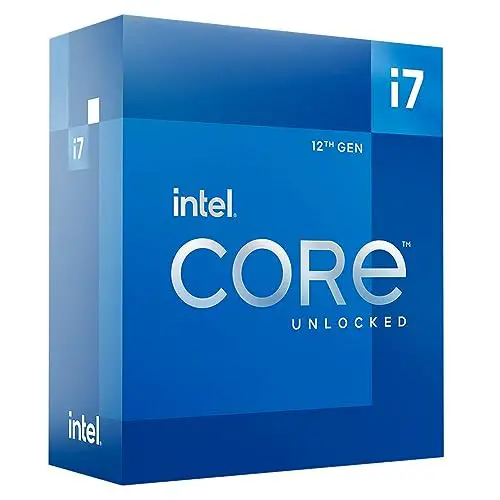 Intel Core i7-12700K Gaming Desktop Processor with Integrated Graphics and 12 (8P+4E) Cores up to 5.0 GHz Unlocked  LGA1700 600 Series Chipset 125W