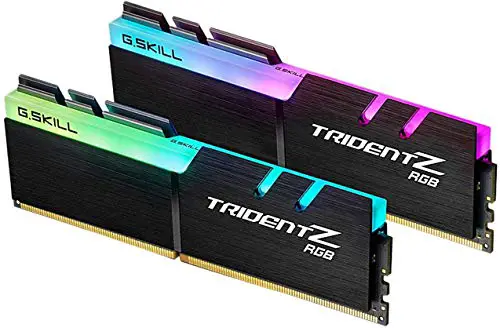 G.SKILL Trident Z RGB Series (Intel XMP) DDR4 RAM 16GB (2x8GB) 3200MT/s CL16-18-18-38 1.35V Desktop Computer Memory UDIMM (F4-3200C16D-16GTZR)