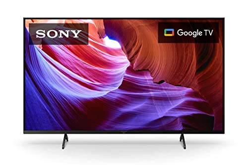 Sony 43 Inch 4K Ultra HD TV X85K Series: LED Smart Google TV(Bluetooth, Wi-Fi, USB, Ethernet, HDMI) with Dolby Vision HDR and Native 120HZ Refresh Rate KD43X85K- 2022 Model, Black
