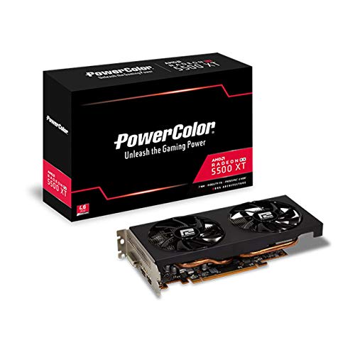 PowerColor AMD Radeon RX 5500 XT 8GB AXRX 5500XT 8GBD6-DH/OC