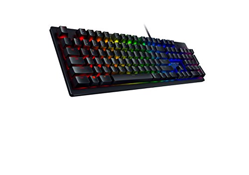 Razer Huntsman Gaming Keyboard: Fast Keyboard Switches - Clicky Optical Switches - Customizable Chroma RGB Lighting - Programmable Macro Functionality - Classic Black