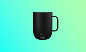 Ember temperature control mug with gradient background